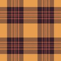 Schotse ruit achtergrond controleren van kleding stof textiel met een naadloos plaid structuur patroon. vector