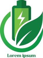 hernieuwbaar energie middelen logo milieu vriendelijk energie middelen logo eco vriendelijk licht logo vector