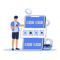 online casino illustratie vector