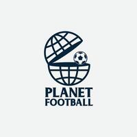 planeet Amerikaans voetbal logo vector