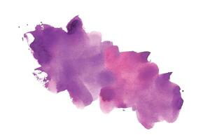 artistiek waterverf Purper plons structuur abstract backdrop vector