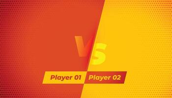 duel botsen versus vs banier voor team conflict strijd vector