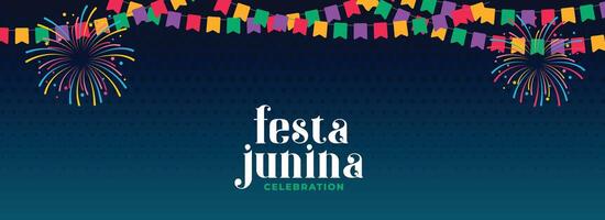 traditioneel braziliaans festa Junina decoratief banier vector