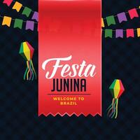 Latijns Amerikaans festa Junina vakantie achtergrond vector