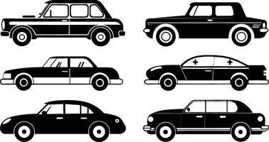 auto iconen collectie vector