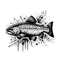 bas vis illustratie vrij kunst vector