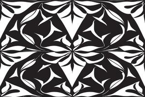 zwart en wit beeld van naadloos patroon voor achtergrond of structuur vector