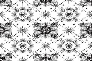zwart en wit naadloos patroon beeld voor achtergrond of textuur, eps 10 vector