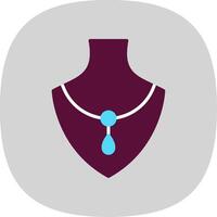 ketting vlak kromme icoon ontwerp vector