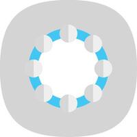 tamboerijn vlak kromme icoon ontwerp vector
