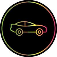 auto lijn helling ten gevolge kleur icoon ontwerp vector