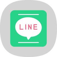 app vlak kromme icoon ontwerp vector