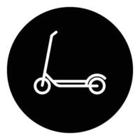 scooter logo Speel vector