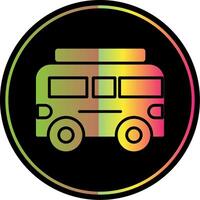 camper glyph ten gevolge kleur icoon ontwerp vector