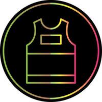 tank top lijn helling ten gevolge kleur icoon ontwerp vector