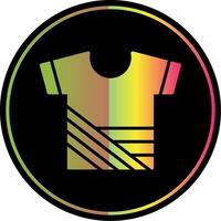 overhemd glyph ten gevolge kleur icoon ontwerp vector