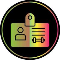 lid kaart glyph ten gevolge kleur icoon ontwerp vector