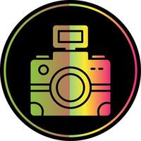 fotografie glyph ten gevolge kleur icoon ontwerp vector