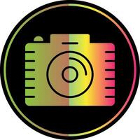 fotografie glyph ten gevolge kleur icoon ontwerp vector