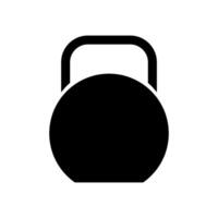 kettlebell geïllustreerd Aan wit achtergrond vector