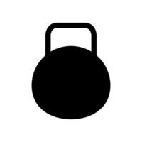 kettlebell geïllustreerd Aan wit achtergrond vector