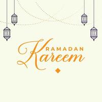 Ramadhan kareem Islamitisch illustratie banier groet kaart voor afdrukken en web gebruik vector