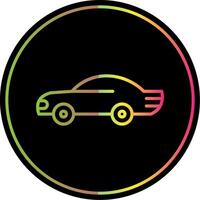 auto lijn helling ten gevolge kleur icoon ontwerp vector