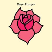 roze bloem illustratie vector