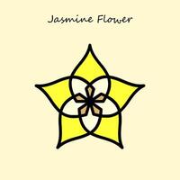 jasmijn bloem illustratie vector