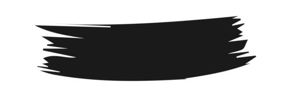 artistiek grungy zwart verf hand- gemaakt creatief borstel beroerte reeks geïsoleerd Aan wit achtergrond. een groep van abstract grunge schetsen voor ontwerp onderwijs of grafisch kunst decoratie vector