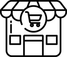 winkel schets illustratie vector