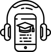 audio boek schets illustratie vector