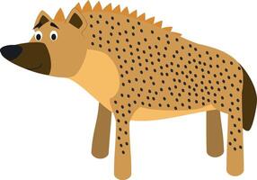 schattig tekenfilm hyena illustratie vector