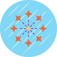 lichten vlak cirkel icoon ontwerp vector