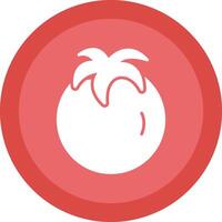 tomaten glyph ten gevolge cirkel icoon ontwerp vector