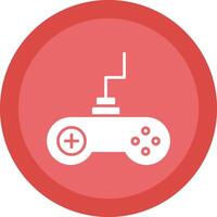 gaming glyph ten gevolge cirkel icoon ontwerp vector