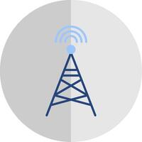radio toren vlak schaal icoon ontwerp vector