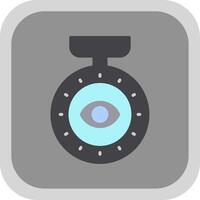 camera vlak ronde hoek icoon ontwerp vector