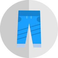 jeans vlak schaal icoon ontwerp vector
