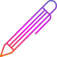 pen lijn helling icoon ontwerp vector