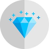 diamant vlak schaal icoon ontwerp vector