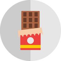 chocola vlak schaal icoon ontwerp vector