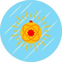 disco licht vlak cirkel icoon ontwerp vector
