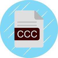 ccc het dossier formaat vlak cirkel icoon ontwerp vector