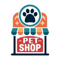 dierenwinkel logo afbeelding vector