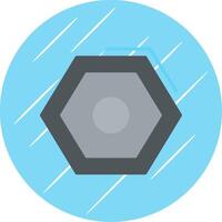 noot vlak cirkel icoon ontwerp vector