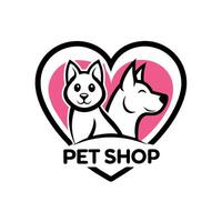 dierenwinkel logo afbeelding vector