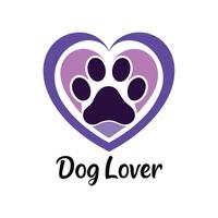 hond logo illustratie, nieuw modern stijl hond logo vector