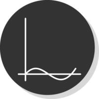 Golf tabel glyph ten gevolge cirkel icoon ontwerp vector