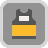 tank top vlak ronde hoek icoon ontwerp vector